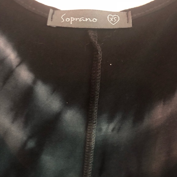 Black tie dye dress - Picture 2 of 4